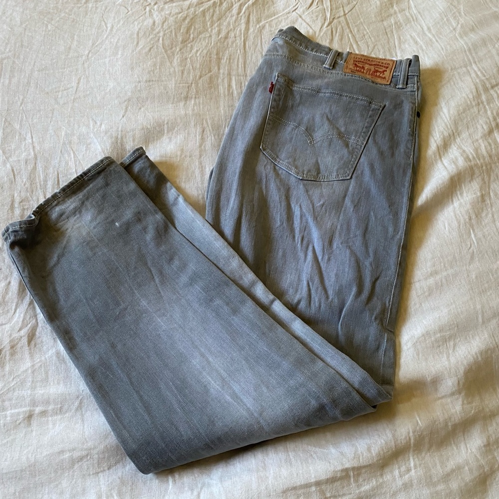 Levi’s 508 men’s size 38w 32l gray jeans denim